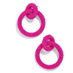 NWOT - Baublebar Emma Beaded Hoop Earrings